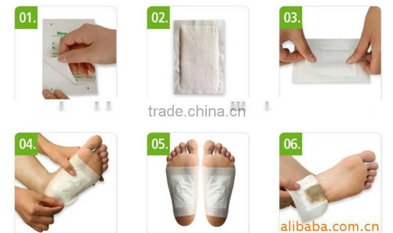 2013 yuanrun new product jun gong wholesale detox foot patch