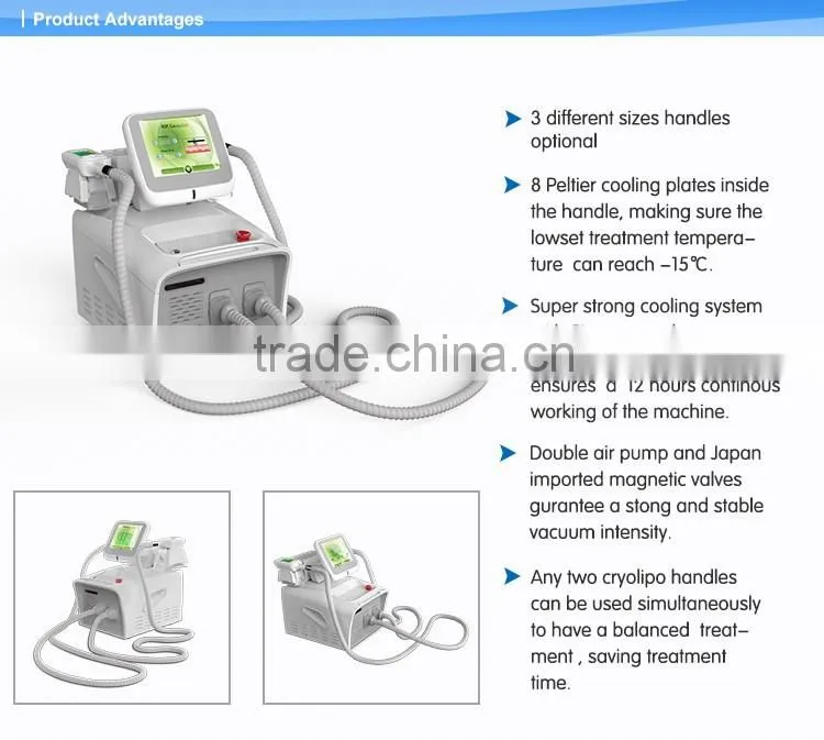 Newest ce approved criolipolisys machine / portable cryolipolysis slimming / criolipolisis machine freeze fat equipment