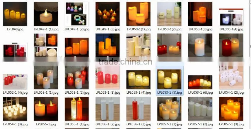 LPL053 Hot new products for 2016 flameless LED candle