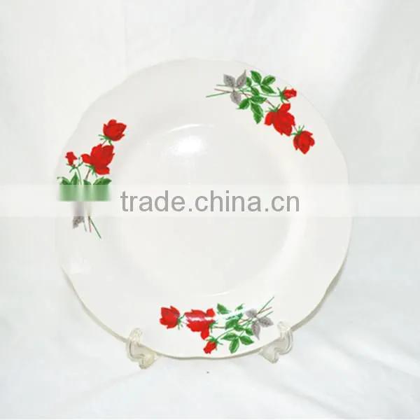 daily used porcelain plates/ceramic dish/porcelain dishes,durable porcelain plate