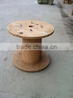 high quality 20m round speaker cable in wooden roll with good