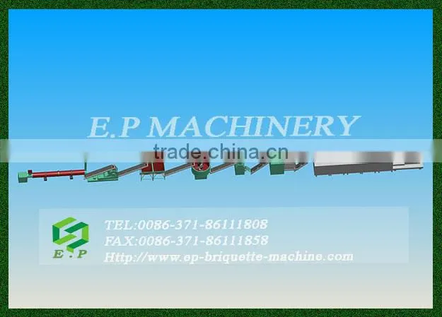 continuous work coke briquette production line 30t/h