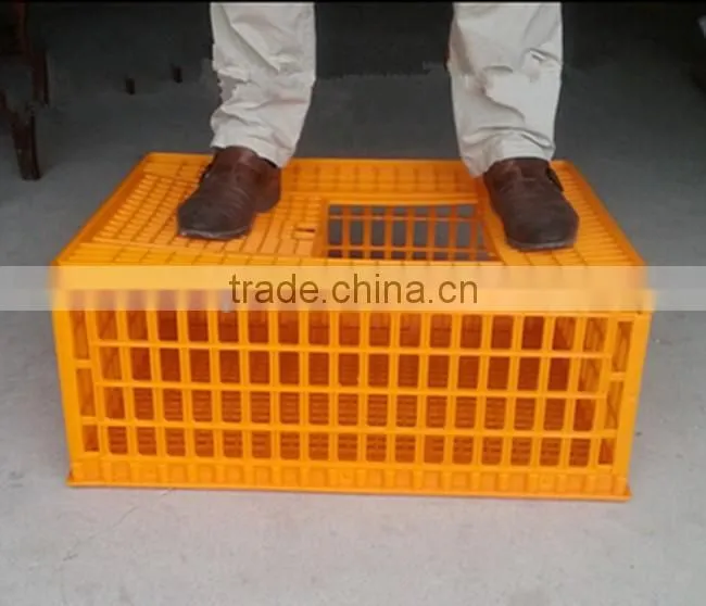 Easy clean good quality plastic poultry transport crate for chicken