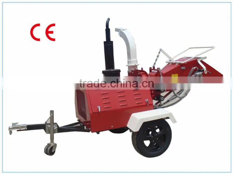 Tractor Wood Chipper TH-8, two hydraulic self feeding rollers, PTO driven, CE