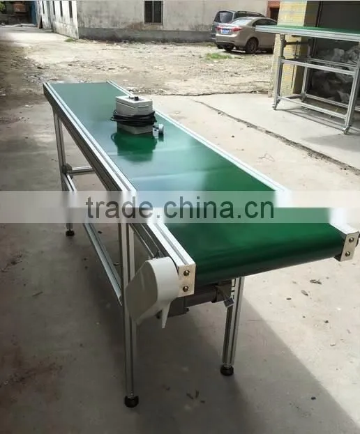 Mini aluminium alloy flat pvc green conveyor belts price