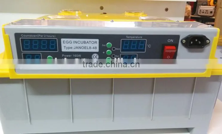 Best selling good price mini egg incubator machine, 48 chicken eggs incubator, egg hatching machine for sale