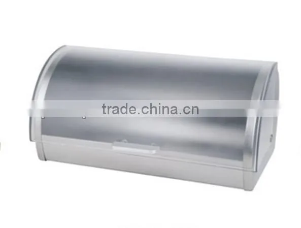Stainless Steel Semi-transparent Lid Bread Bin