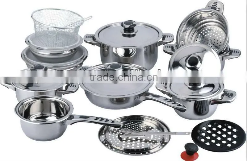 23pcs kitchen non-stick cookware sets
