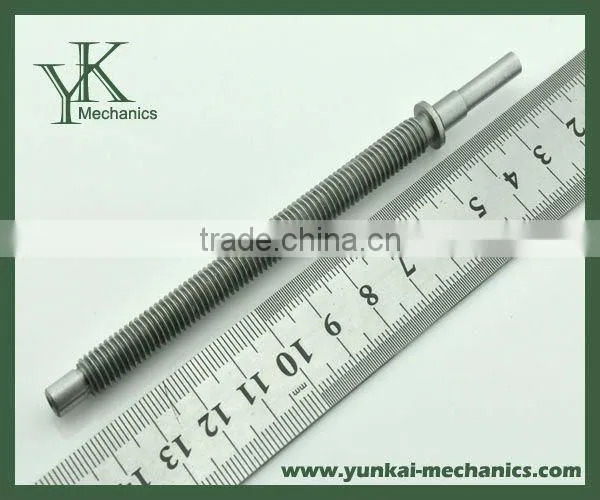 Precision stainless steel lead screw, electric water pump spare parts by cnc machining