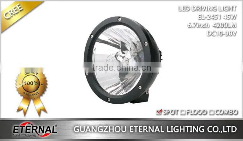 45W 4x4 high power offroad Jeep SUV ATV car led work light driving spot beam lamp