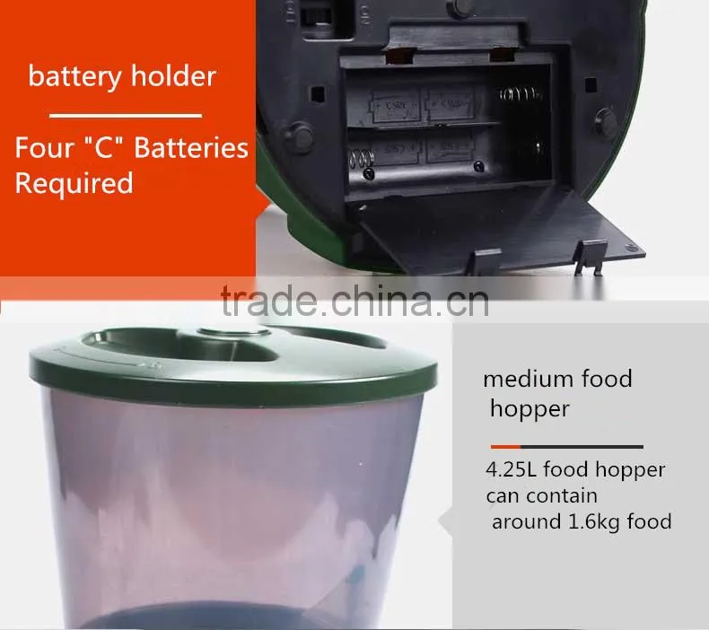Popular Battery power Automatic electric fish feeder