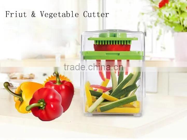 Chop Magic Shredder hand kitchen fruit cutter and vegetable shredding dividers