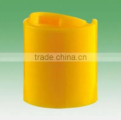 China 28/410 Plastic shiny sliver Flip Top Bottle Caps for Water Bottle