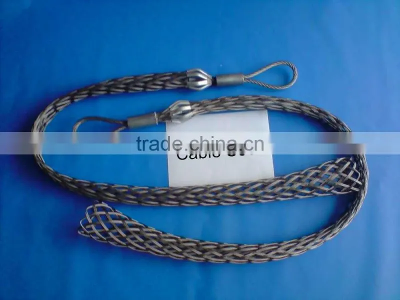 Heavy duty cable sock/Steel cable grip tubular sock