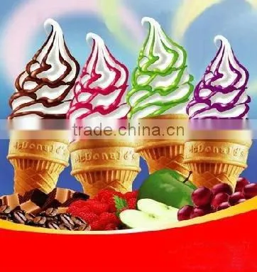 Stainless Steel Soft Icecream Maker with 3 Flavors BQL-838