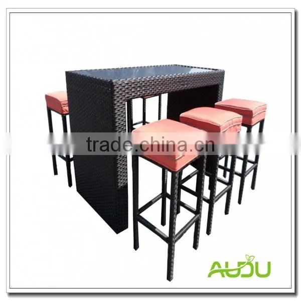 Six Stools Match Table Leader Bar Furniture