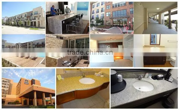Newstar black granite bathroom countertop