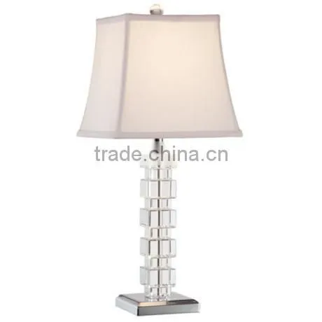 antique crystal candelabra table lamp