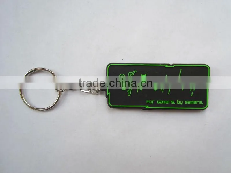 Custom 3D logo Keyring PVC