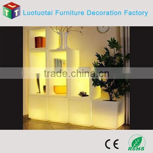 illuminated 16 color change plastic led chair