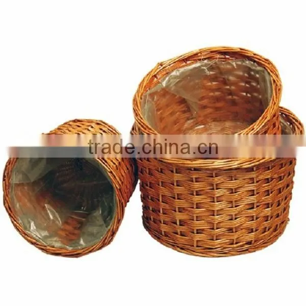 2016 Stunning cheap wholesale willow round storage baskets
