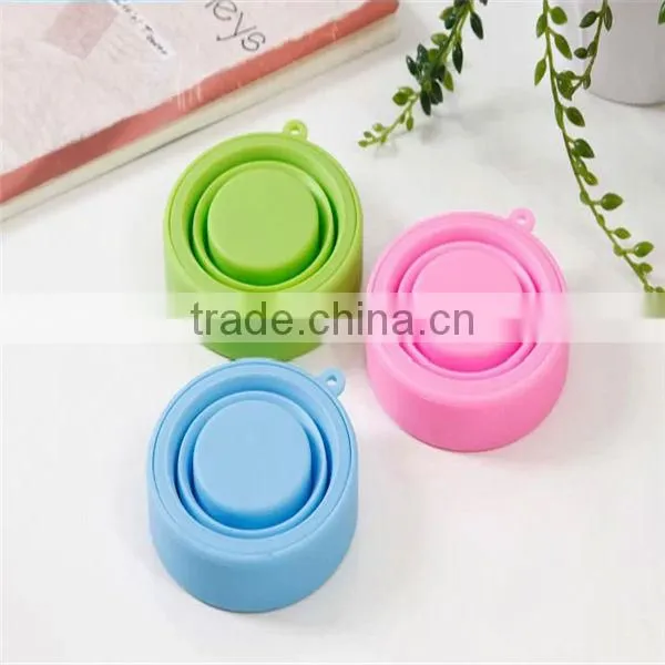 Fashion design Foldable Coffee Silicone Cup