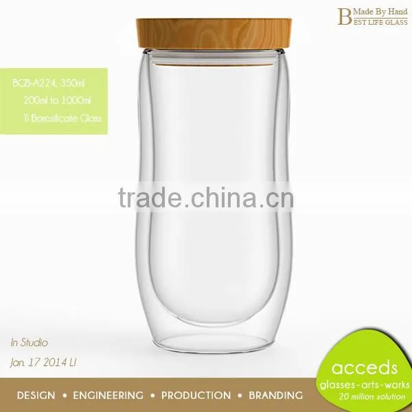 Wholesale Airtight Glass Jar For Food Candy with Handle
