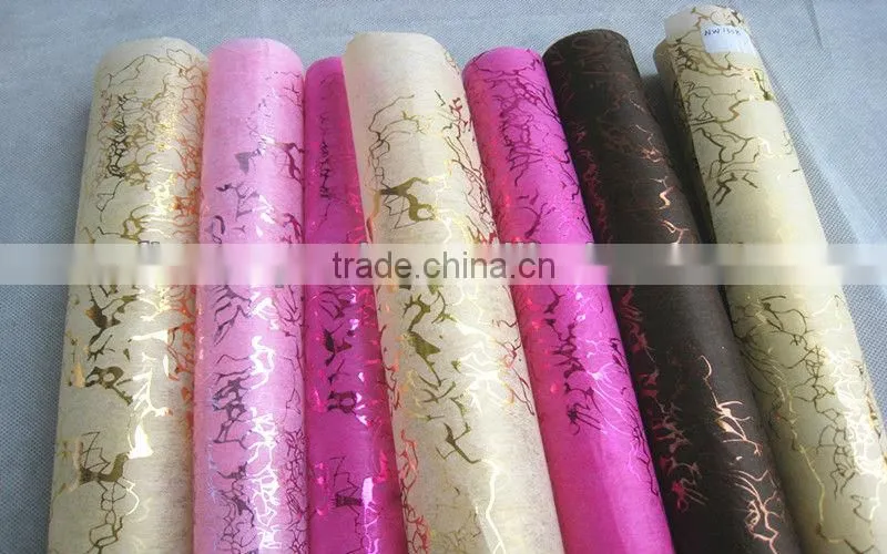 petal pattern spunbond polyester nonwoven fabric for flower packaging and decoration