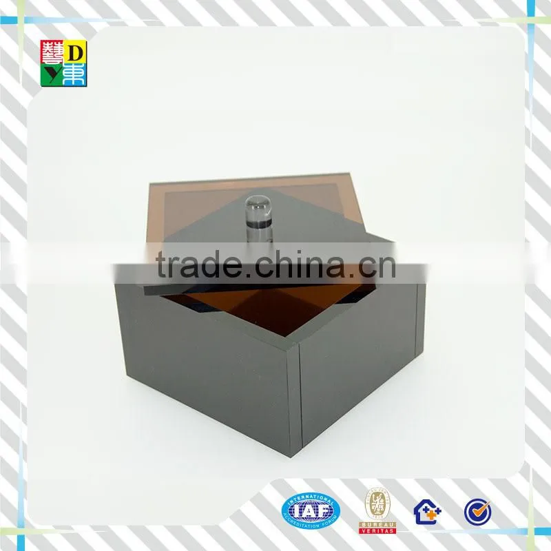 2016 newest design acrylic candy box acrylic luxury gift box with lid PMMA acrylic small storage box