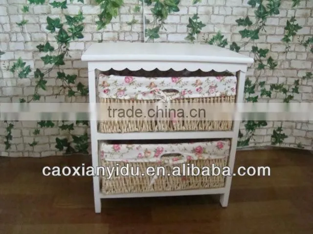 European minimalist garden rattan storage cabinets lockers small white wooden storage cabinet wicker drawers