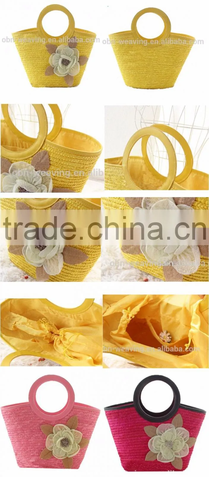 Latest design suit to ladies tote bag cheap hand-woven nature straw beach bag basket bag