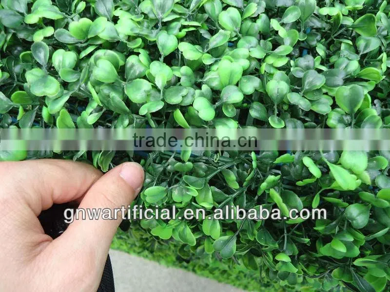 Artificial Green Grass Mat, Artificial Boxwood Mat Square Shaped for Landcaping BOX011 GNW