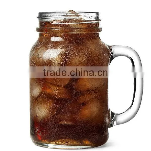 China Factory Mason Ice Cream Jar Glasses 20oz 568ml