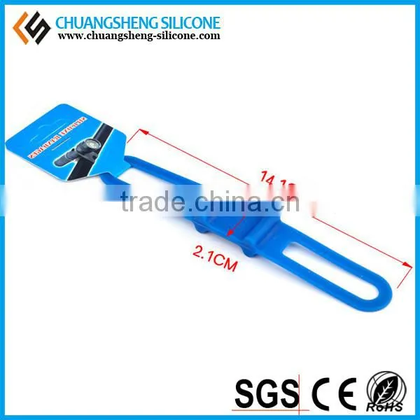bicycle front light silicone banding straps