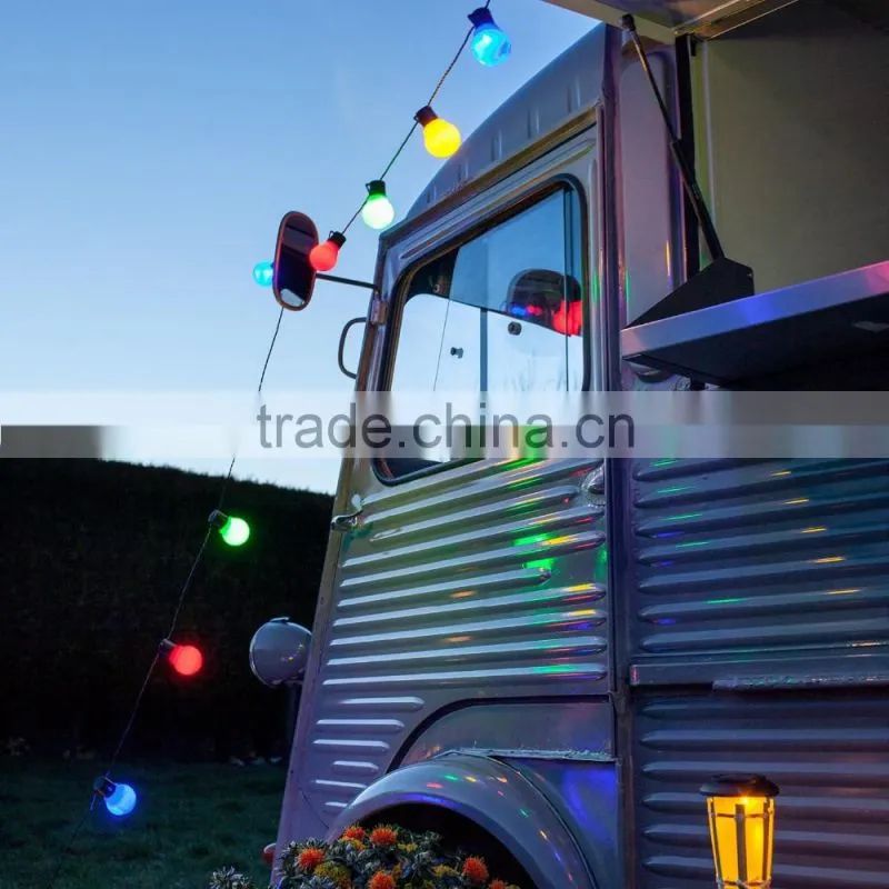 30 Multi Coloured hanging LED Festoon Party Lights