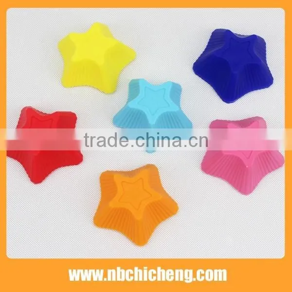 6 pcs Silicone Bakeware Muffin Pan/Silicone Cupcake Baking Pans