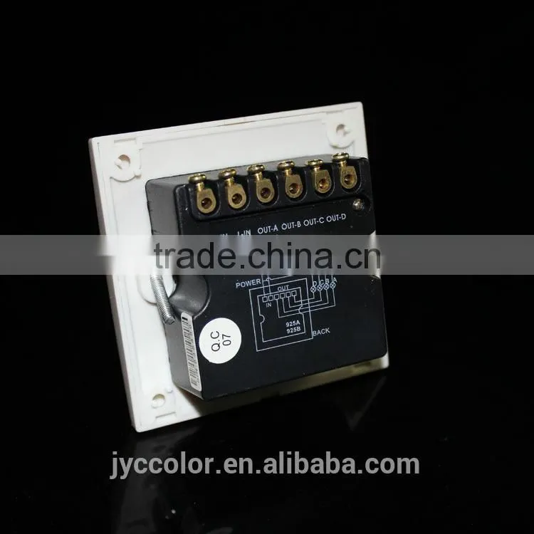 4-Port Digital Wireless Remote Control Wall Switch
