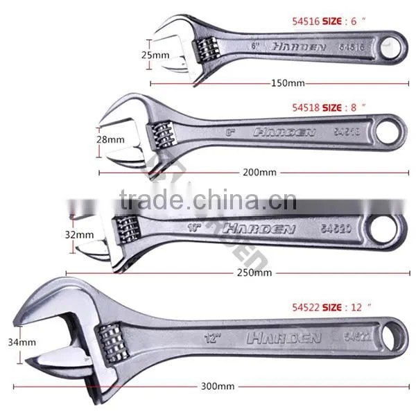adjustable wrench european type alloy wheel repair tools universal wrench