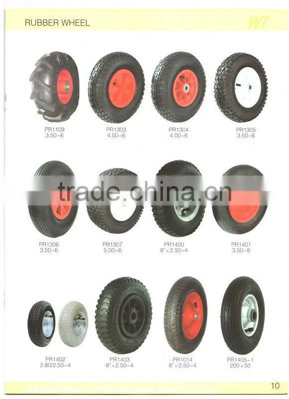 4.00-8 rubber wheel