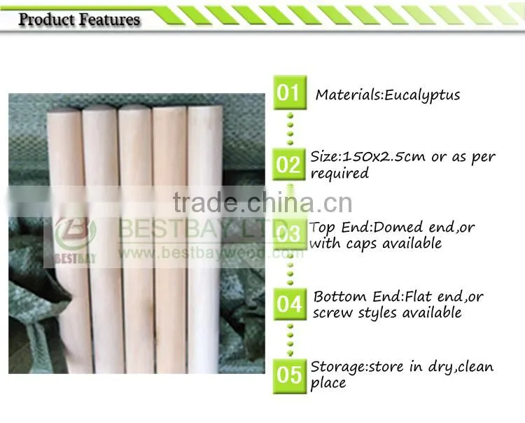 Factory cheap price wooden mop handle