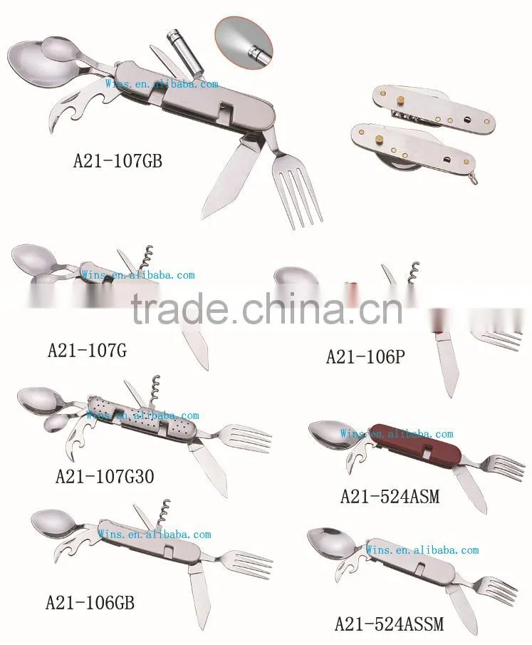 Travel Set Stainless steel Camping Kit