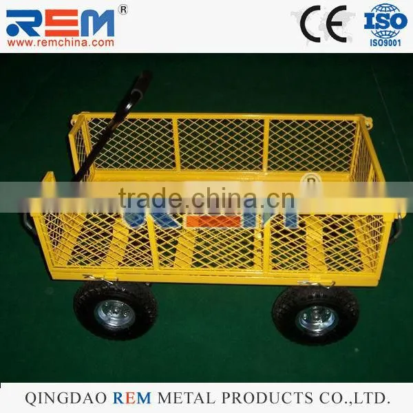 TOOL CART TC1840 GARDEN TOOLS FOUR13X5.00-6 PNEUMATIC WHEEL METAL PAN