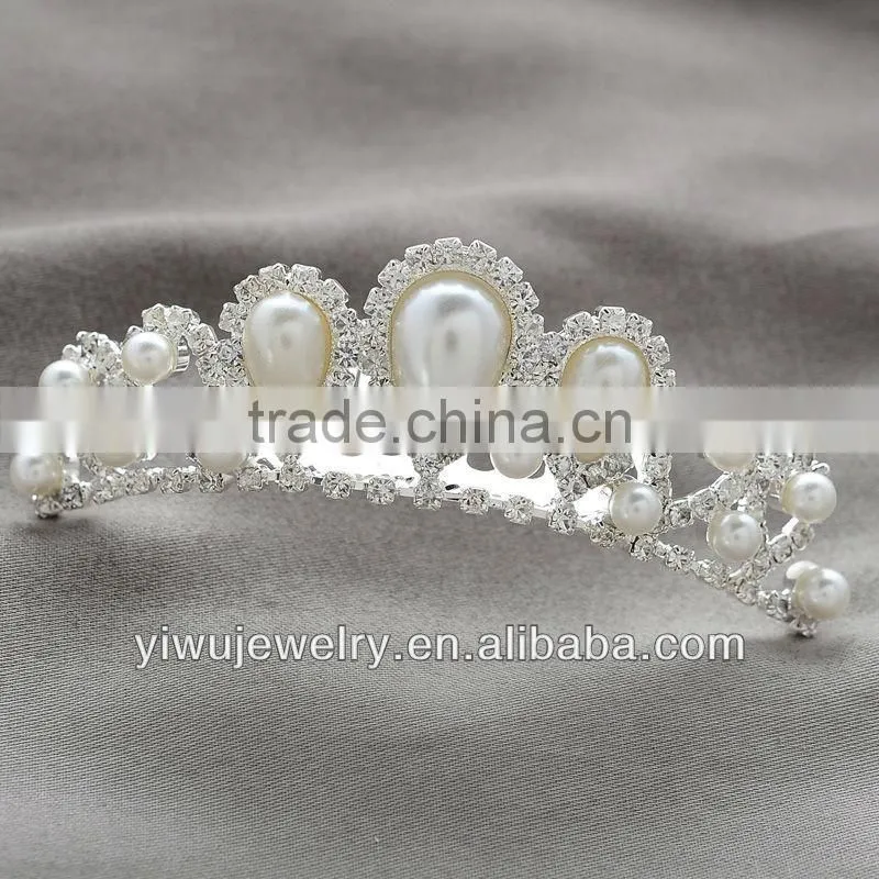 Fashion Rhinestone And Pearl Women Bridal Jewelry Set