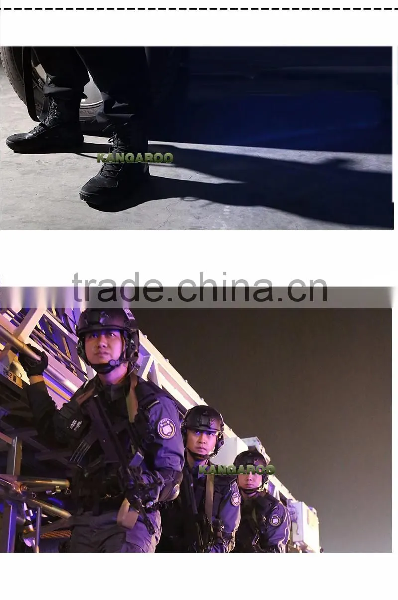 Black Military Combat Mountaineering Boots
