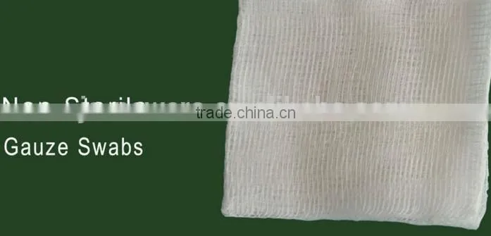 Medical X-ray Detectable Cotton Gauze Swab/large cotton swabs