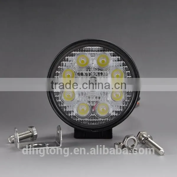 27W Plastic/Aluminum housing 32V/110V Led working Lamp Large Quantity Export