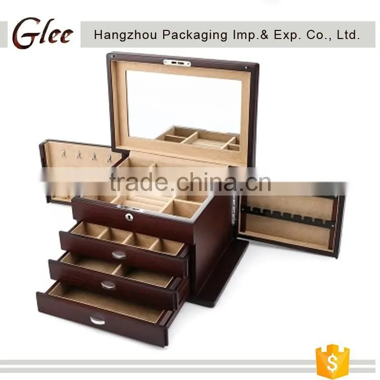 Luxurious superior beautiful wooden jewellery box