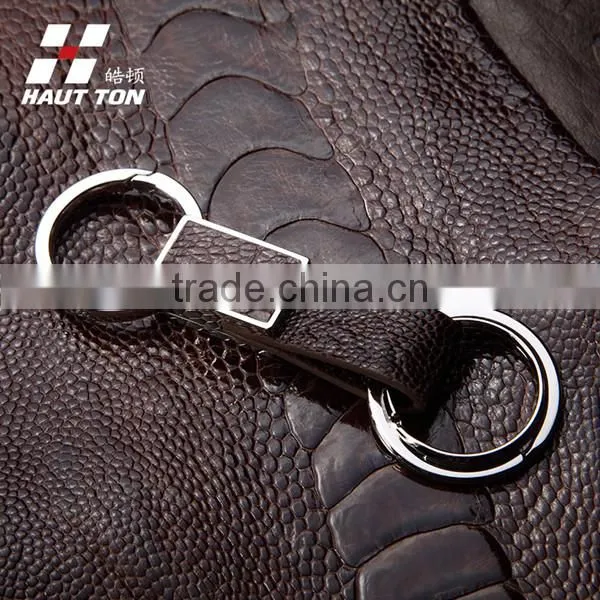 HAUTTON Luxury product real Ostrich leather key chain