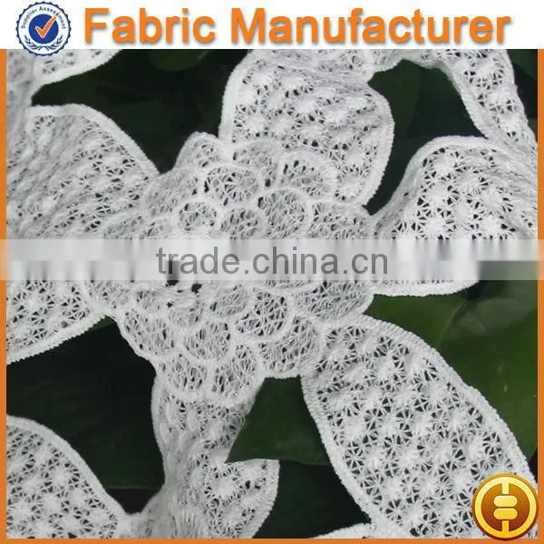 new fashion 100% polyester double organza lace women white lace high heel shoes