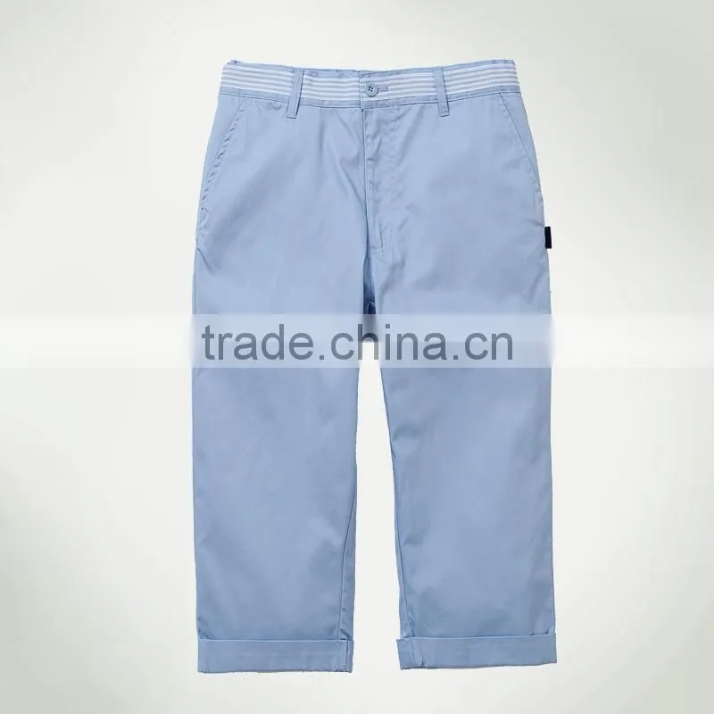 Custom school student Boys' and girls' trousers 2017 summer New England Children's navigation wind pants cropped trousers